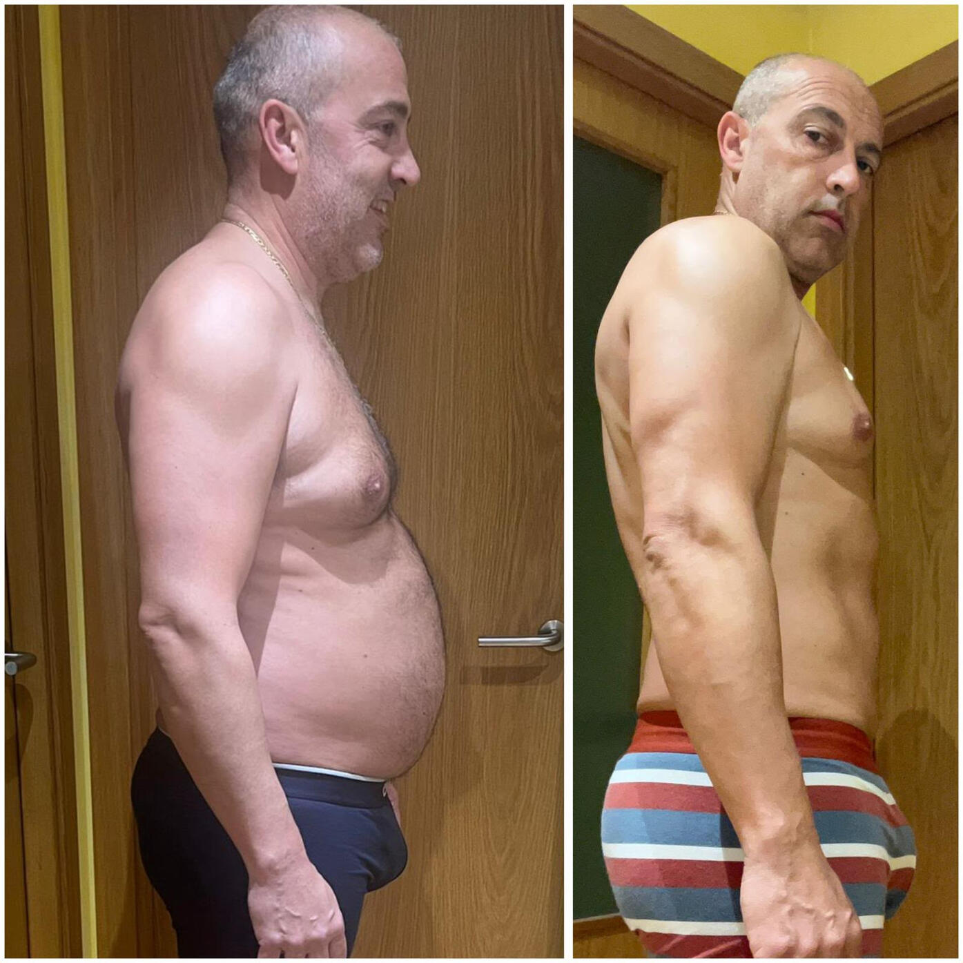 Alberto - "Soy camionero y llevaba 10 años intentando de todo y siempre abandonaba. Hasta que comencé este plan. En sólo 4 meses (foto) he perdido 16 kilos. Soy una persona nueva."